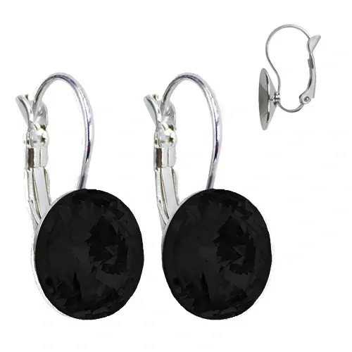 Elegantní visací naušnice s krystaly Swarovski
